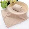 Coral Velvet Face Towel Microfiber Absorbent High-density Square Hand Towel Cleaning Wipes Quick Dry Clean Handkerchief Supplies