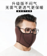 Winter Cold Warm Masks Ear Masks Full Package Thickened Shaking Grain Velvet Dust Mask For Men And Women