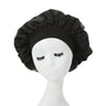 Lot de 2 bonnets en satin à larges bords en imitation soie pour femme, couvre-chefs à bande élastique