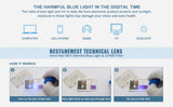 Titanium Reading Glasses Men High Quality Magnifying Presbyopic Eyeglasses Titanium Frames Anti Blue Light Rimless Glasses Men