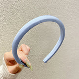New Solid Fabric Fine Hair Band Women Korean Simple Headband Fresh All-match Outdoor Hoop Hairband Girls Hair Accessories