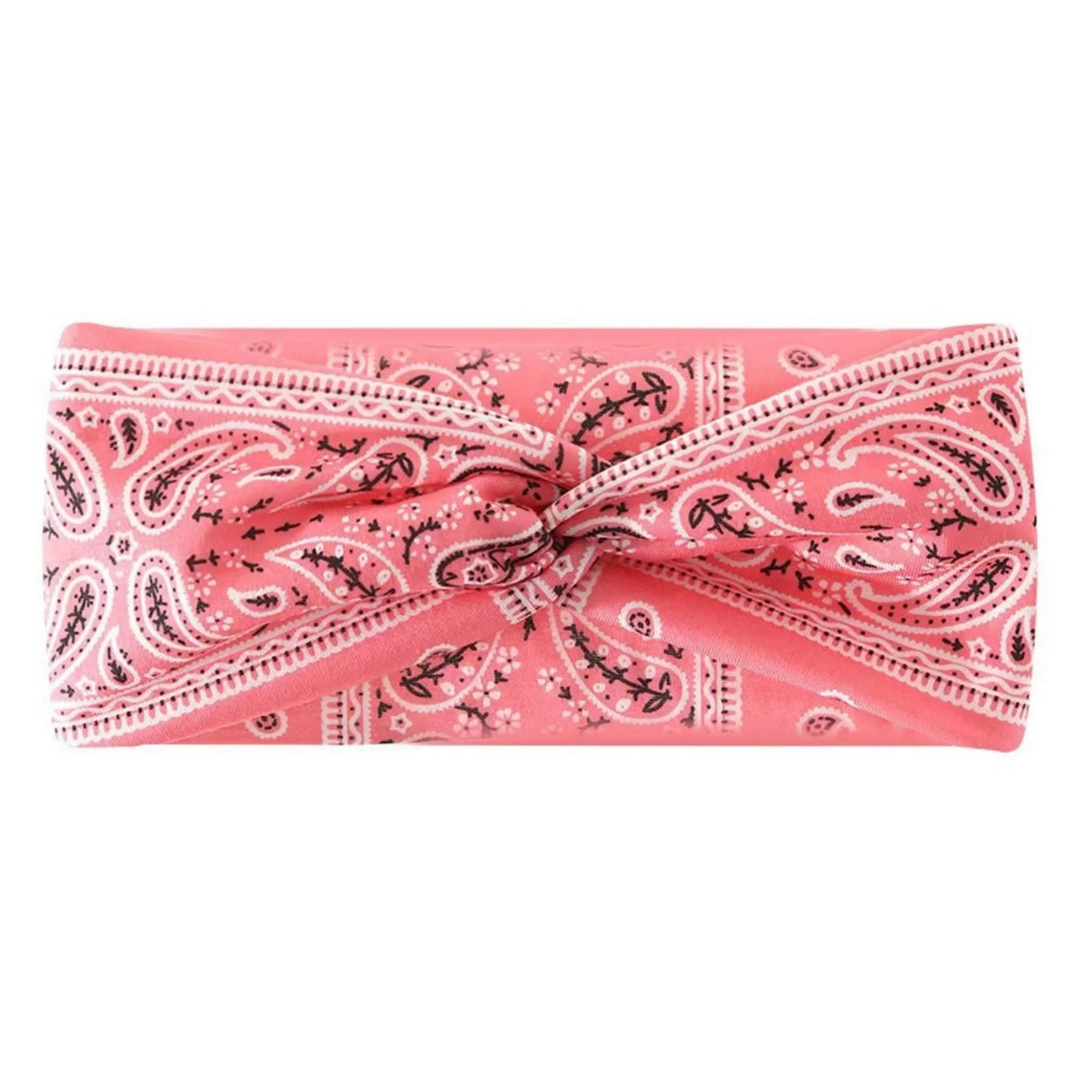 1PC Bohemian Yoga Sports Headband: Elastic, Anti-slip, Wide Headband for Workouts, Running, Sweat-absorbing