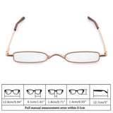 Elderly Slim Small Mini Portable Presbyopia Eyeglasses Reading Glasses Resin Lens Vision Care Hyperopia Eyewear Spectacles