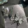 Butterfly Hair Clip Bright Silver Cross Geometric Hairpin Rose Flower Hair Claw Woman Girls Styling Barrette Headdress