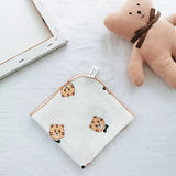 Cotton Baby Face Towel Newborn Baby Items 4 Layer Muslin Baby Bibs Handkerchief Soft Saliva Towel Triangle Feeding Burp Cloths