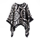 2023 New Silk Scarf 110x110cm Luxury BrandDesigner Pullover Scarf Print Head Large Handkerchief Hijab Shawl Women Bandanna Foula