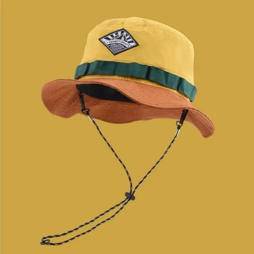 Mountaineering Quick-drying Fisherman Hat Visor Sunscreen Bucket Hat Anti-UV Waterproof Sun Hat Women
