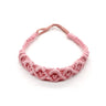 Braided Rope Headwrap Small Daisy Elastic Hair Band Turban Women Hair Scarf Crochet Bandana Macrame Hair Band Bohemian Headband