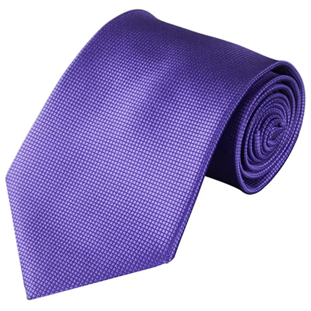Cravate tendance pour homme, accessoire de mariage, cravate en soie unie, noir, bleu, rouge, blanc
