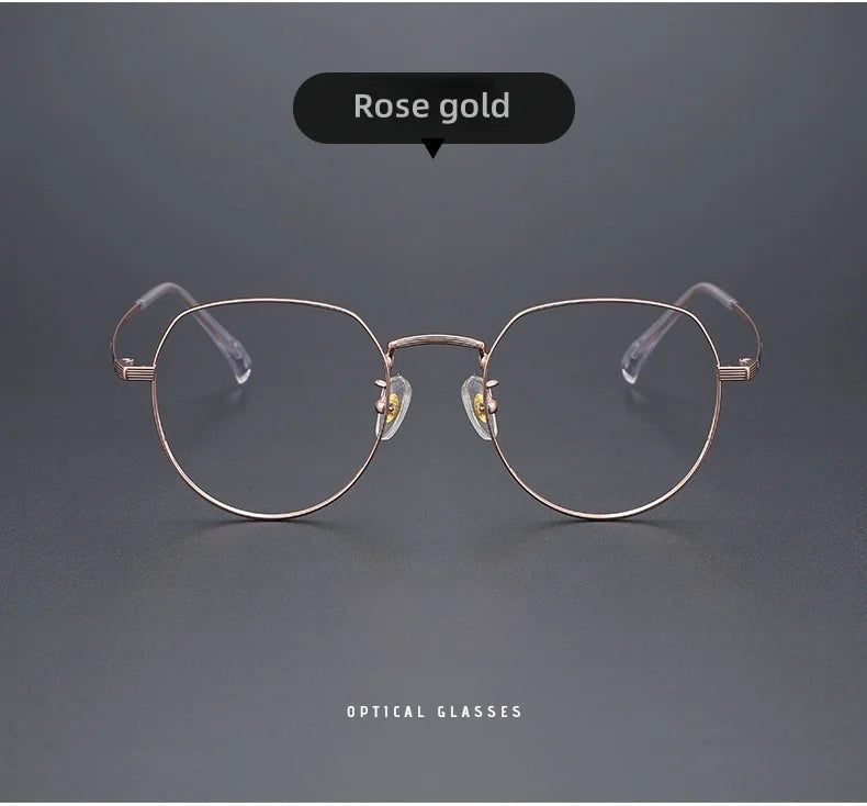 DIEDIESEE New Anti Blue Light Men's And Women's Titanium Frame Can Be Paired With Myopia Optical Prescription Glasses Frame 1901