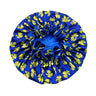Bonnet de nuit double épaisseur en satin soyeux pour femme, grand bonnet réversible doublé de satin, couvre-chef pour la nuit, accessoires pour cheveux
