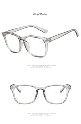 Blue Light Blocking Glasses Fashion Square Fake Eyelasses Anti Uv Ray Computer Gaming For Women And Men