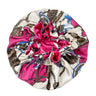 Bonnet de nuit double épaisseur en satin soyeux pour femme, grand bonnet réversible doublé de satin, couvre-chef pour la nuit, accessoires pour cheveux