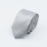 Cravate classique unie pour homme, cravate formelle à rayures, 6 cm, fine, pour mariage, slim, pour marié