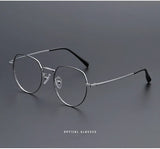 DIEDIESEE New Anti Blue Light Men's And Women's Titanium Frame Can Be Paired With Myopia Optical Prescription Glasses Frame 1901
