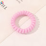 High Elasticity Telephone Coil Hairbands Women Spiral Hair Ties Girls Hair Rings Rope Solid Color Hair Accessories Gum Scrunchy