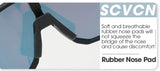 SCVCN Cycling Glasses Bike Sunglasses Men UV400 Eyewear Sports MTB Outdoor Goggles Bicycle Women Sunglasses Multi Color Riding
