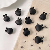 Lot de 10 pinces à cheveux pour femmes, 1,0 à 1,5 cm, petites pinces noires, marron, transparentes, en plastique, accessoires de coiffure pour enfants
