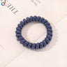 High Elasticity Telephone Coil Hairbands Women Spiral Hair Ties Girls Hair Rings Rope Solid Color Hair Accessories Gum Scrunchy