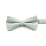 High Quality Mens Solid Color Bowtie Set For Men Children Wedding Party Dinner Accessory Pink Orange Father-son Bow Tie Gift
