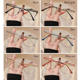 Blue Light Blocking Women Designers Eyeglasses Optical Spectacle Computer Eye Protection Glass Fashion Eyewear