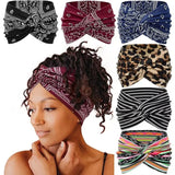 Fashion Yoga Hair Bands Headbands for Women Extra Large Turban Workout Headband  Boho Twisted Thick Hair Accessories