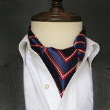 Foulard en soie britannique pour hommes, petite serviette carrée, foulard en soie satinée, foulard pour hommes, style coréen, printemps-automne, affaires pour hommes