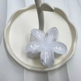 Gradient Frangipani Hair Clip 1PC Plumeria Hairpin Ins Style Ponytail Holder Barrette Sweet Shark Claws Party Hair Accessories