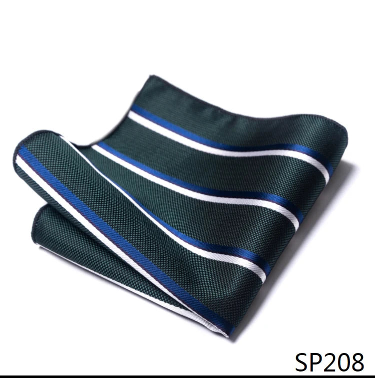 Vangise Brand Newest style  Silk Hanky Man Floral Gray Fit Business lover's day Pocket Square Handkerchiefs