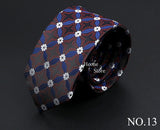 26 Styles Men's Jacquard Novelty Ties Skinny Floral Paisley Striped  Necktie Business Narrow Suit Shirt Daily Wear Accessories