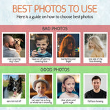 Cravate personnalisée avec photo de votre animal de compagnie, cravate amusante personnalisée pour fête, mariage, dîner, chemise, costume, accessoires, cadeau, cosplay