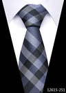 Cravate pour homme, 7,5 cm, de luxe, gris foncé, accessoires de mariage, à pois, pour le travail