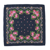 Foulard carré national russe de luxe pour femmes, 70 x 70 cm, imprimé floral, bandana, châle, bandeau, foulard, hijab, foulard
