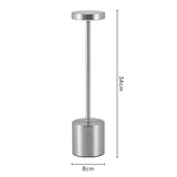 LED Table Lamp Touch Sensor Rechargeable Desktop Night Light Wireless Reading Lamp for Restaurant Hotel Bar Bedroom Decor Light