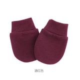 Bonnet pour nouveau-né avec gants, bonnet chaud en coton pour enfants, accessoires pour enfants, bonnet de nuit pour bébés de 0 à 6 mois, automne et hiver