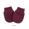 Bonnet pour nouveau-né avec gants, bonnet chaud en coton pour enfants, accessoires pour enfants, bonnet de nuit pour bébés de 0 à 6 mois, automne et hiver