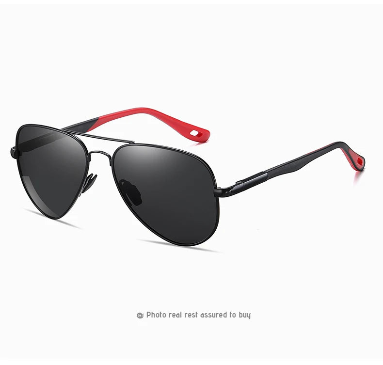 0 -0.5 -0.75 To -6 Night Vision Lens Oval Prescription Sunglasses Men Polarized Metal Driving Anti-Glare Nearsighted Sun Glasses
