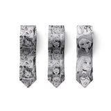Cravate unisexe pour homme, motif dessin animé, décontractée, créative, nouveauté, accessoires uniques, cadeaux d'affaires, accessoires pour chemises de mariage
