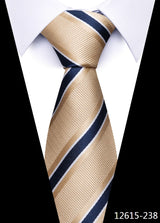 Cravate pour homme, 7,5 cm, de luxe, gris foncé, accessoires de mariage, à pois, pour le travail