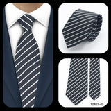 Cravates élégantes à pois pour hommes LYL 7 cm, cravate de luxe avec imprimé géométrique, cadeau pour invités, accessoires de festival pour gentleman