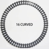 Straight train tracks Curved accessories car blocks Building Sets DIY 10-100 pcs kids toys moc bricks City switch rail crossing