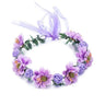 Headband Fashion Headdress New Hair Hoop Bride Wedding Floral Tiara Headband Women Headwear Flower Crowns Headband Rose Flower