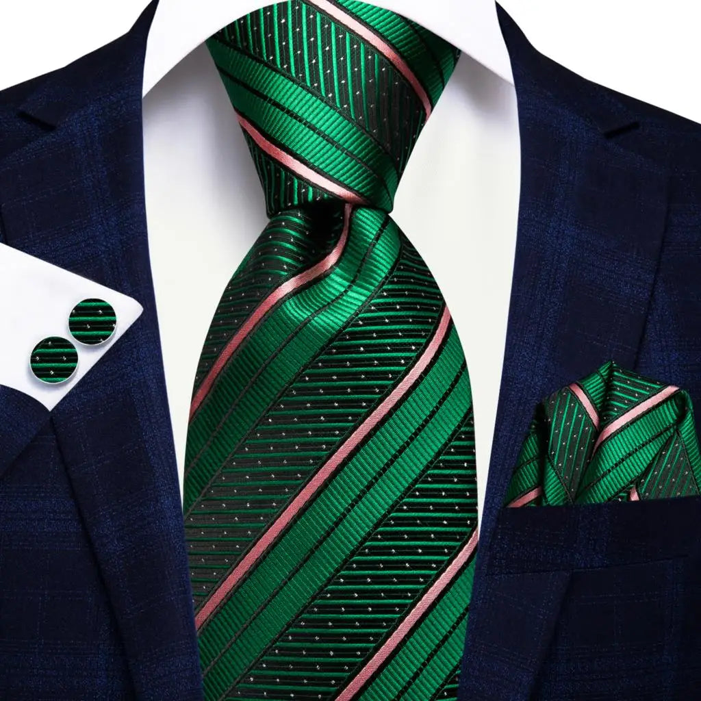 Hi-Tie – Cravate de mariage en soie violette unie à motif cachemire pour homme, ensemble de qualité avec boutons de manchette et mouchoir, cadeau tendance, livraison directe