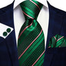 Hi-Tie – Cravate de mariage en soie violette unie à motif cachemire pour homme, ensemble de qualité avec boutons de manchette et mouchoir, cadeau tendance, livraison directe
