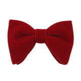 Fashion Velvet Big Bowties Flannelette Large Size Bow Ties For Men Formal Dress Handkerchief Wedding Party Tuxedo Groom Bow Knot