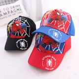 HotToys Spiderman Baseball Cap Boys Girls Hats Superhero Peripheral Sunhat Childrens Birthday Gift Cosplay Props Fashion Caps