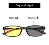 Photochromic Lenses Day And Night Sunglasses Men Driving Sun Glasses Women Ultra-light Sunglass