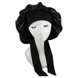 Bonnet de nuit en satin pour femme et homme, bonnet de nuit unisexe, bonnet de douche
