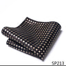 Vangise Brand Newest style  Silk Hanky Man Floral Gray Fit Business lover's day Pocket Square Handkerchiefs