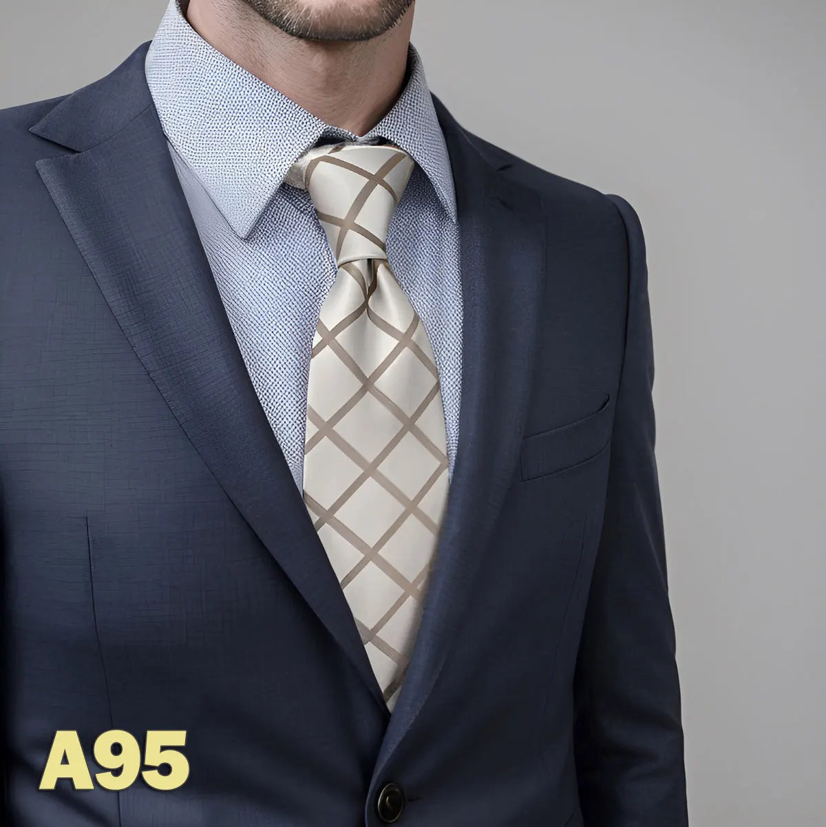 Cravates classiques jaunes et marron pour hommes, tenue de soirée, mariage, école, livraison directe